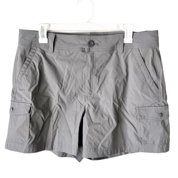 Eddie Bauer Short Women's 14 Cargo Pocket Gorpcore Nylon Quick Dry Hiking - Picture 2 of 11